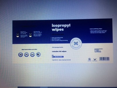Iso Propyl Wipe (Isopropyl Wipes 70 Count)